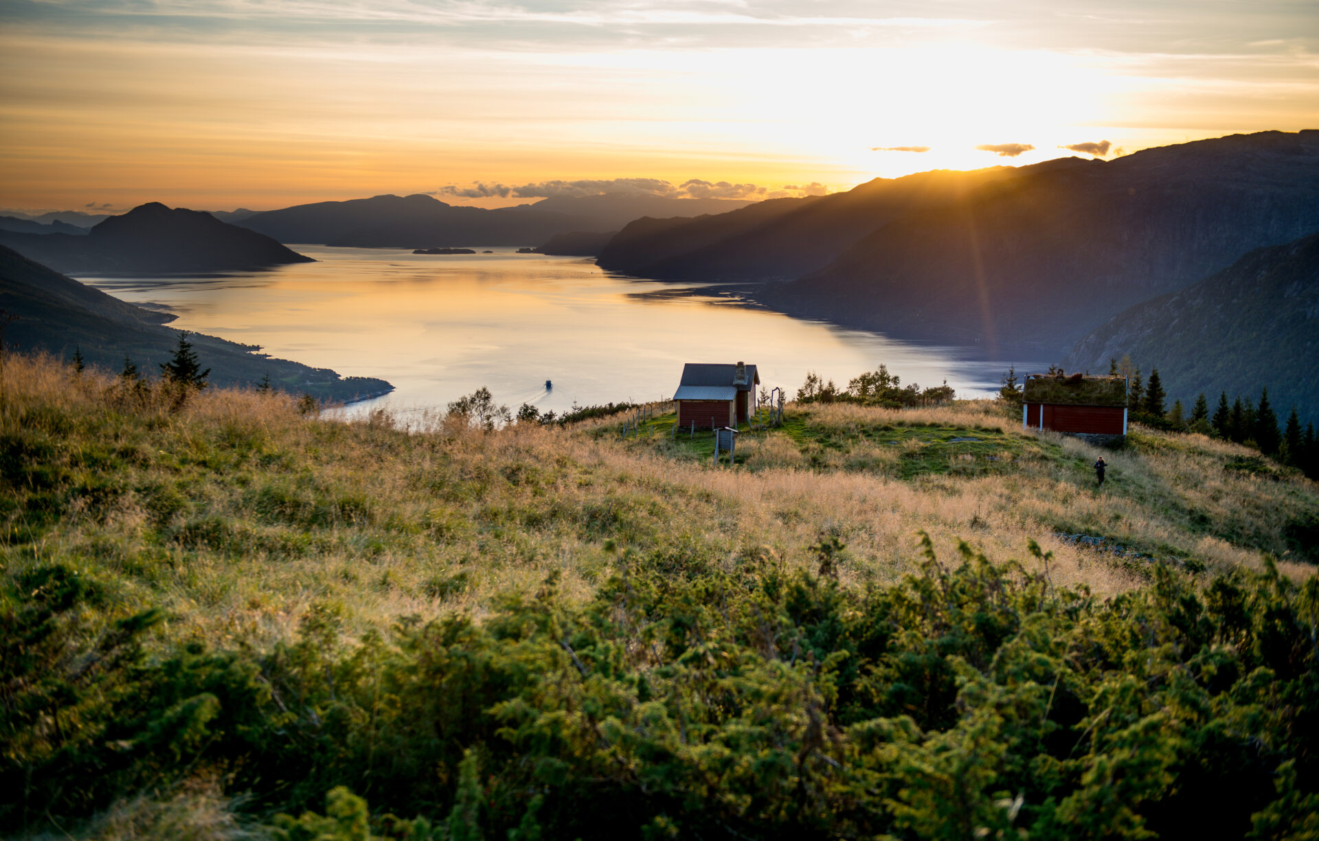 View from mt oksen l photo sverre hjornevik fjord norway